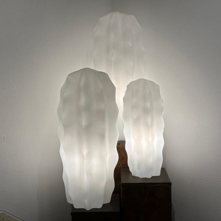 Art Nowo for Elmar Flototto, Germany Postmodern Cactus Lamp Set of Three ca  1990 For Sale at 1stDibs