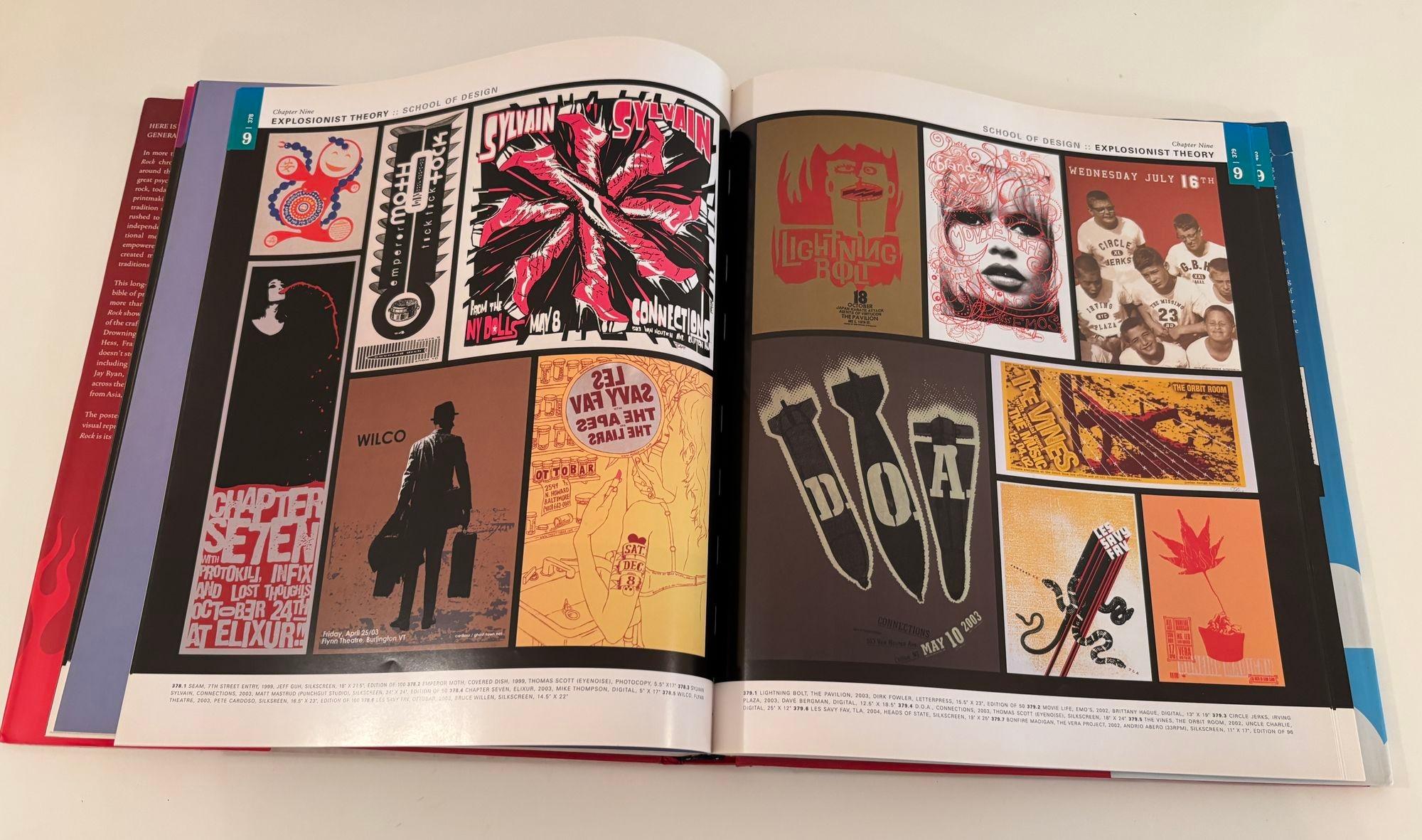 Art of Modern Rock The Poster Explosion Hardcover by Paul Grushkin & Dennis King For Sale 8