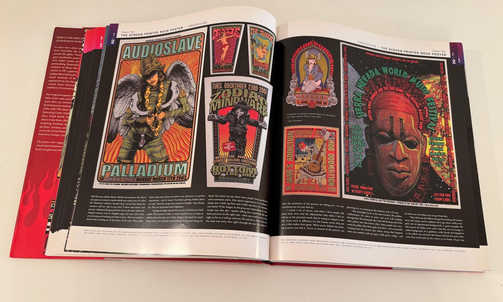 Art of Modern Rock The Poster Explosion Hardcover by Paul Grushkin & Dennis King For Sale 11