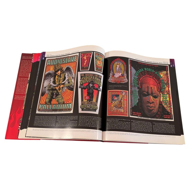 Art of Modern Rock The Poster Explosion Hardcover by Paul Grushkin