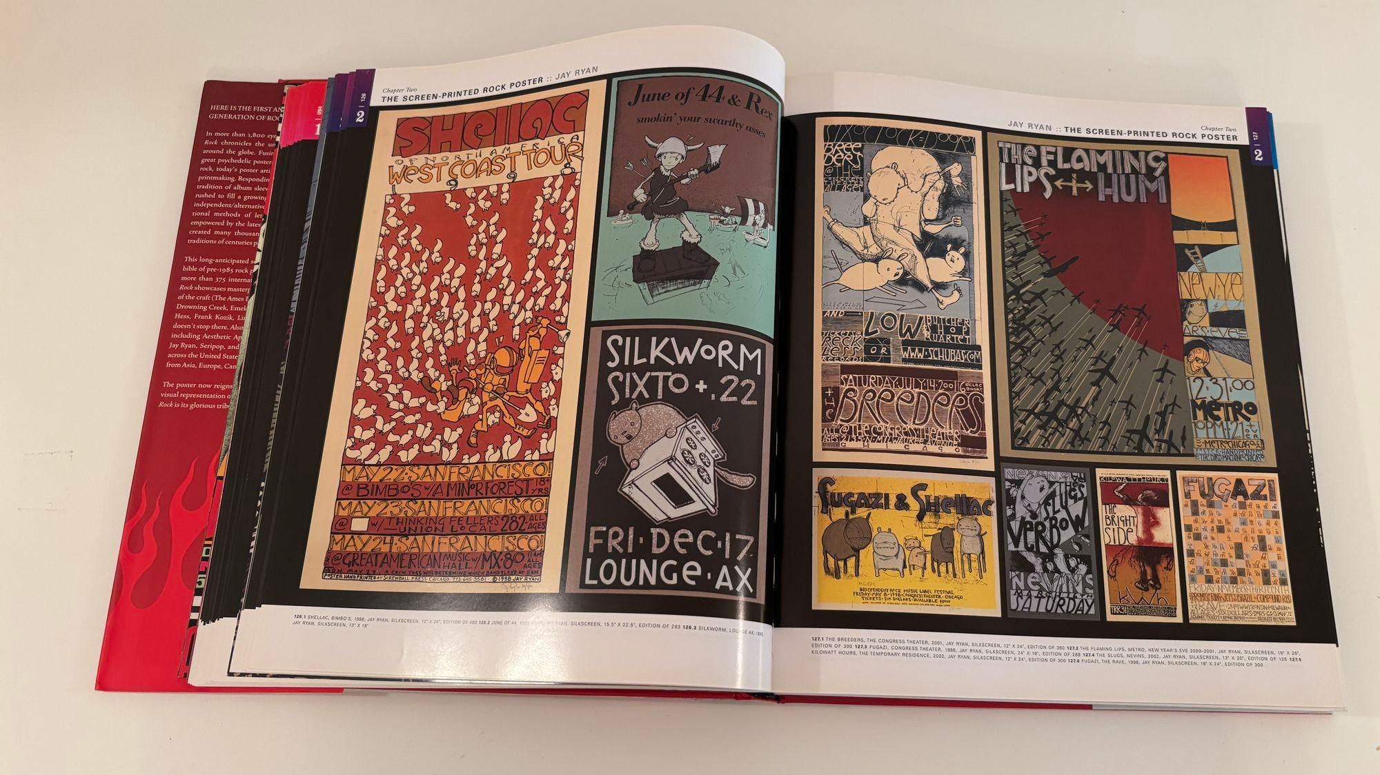 Art of Modern Rock The Poster Explosion Hardcover by Paul Grushkin & Dennis King For Sale 12