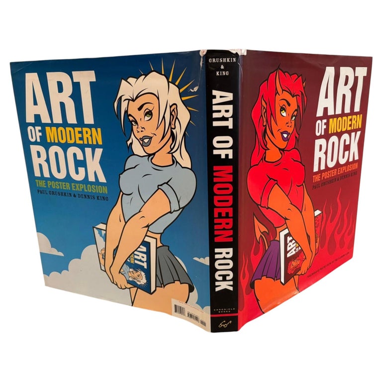 Art of Modern Rock The Poster Explosion Hardcover by Paul Grushkin