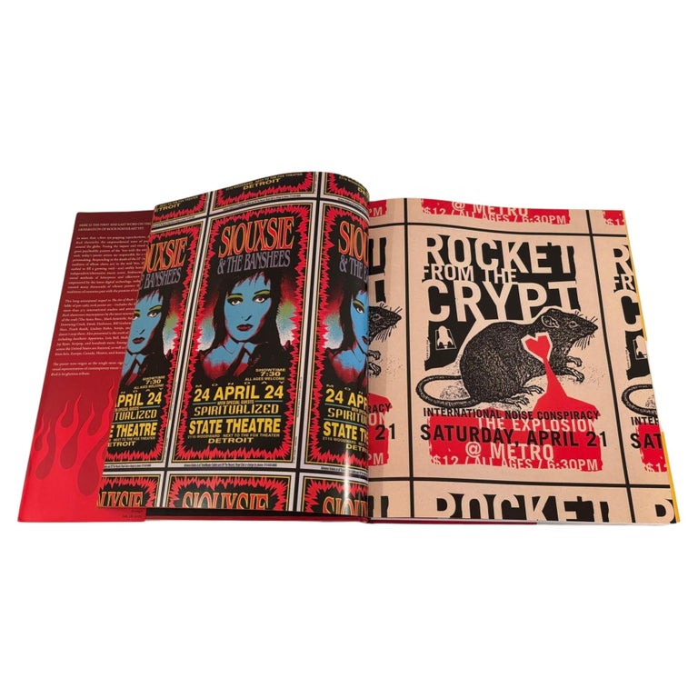 Art of Modern Rock The Poster Explosion Hardcover by Paul Grushkin