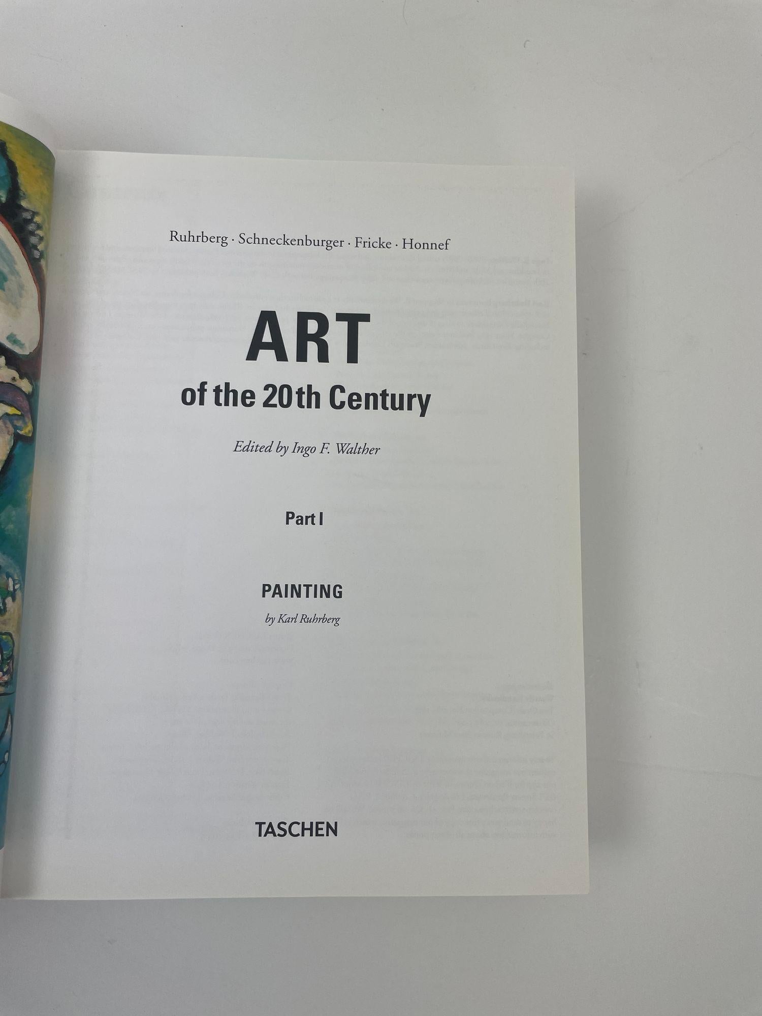 Art of the 20th Century Vol. I Hardcover Taschen 2012 For Sale 1