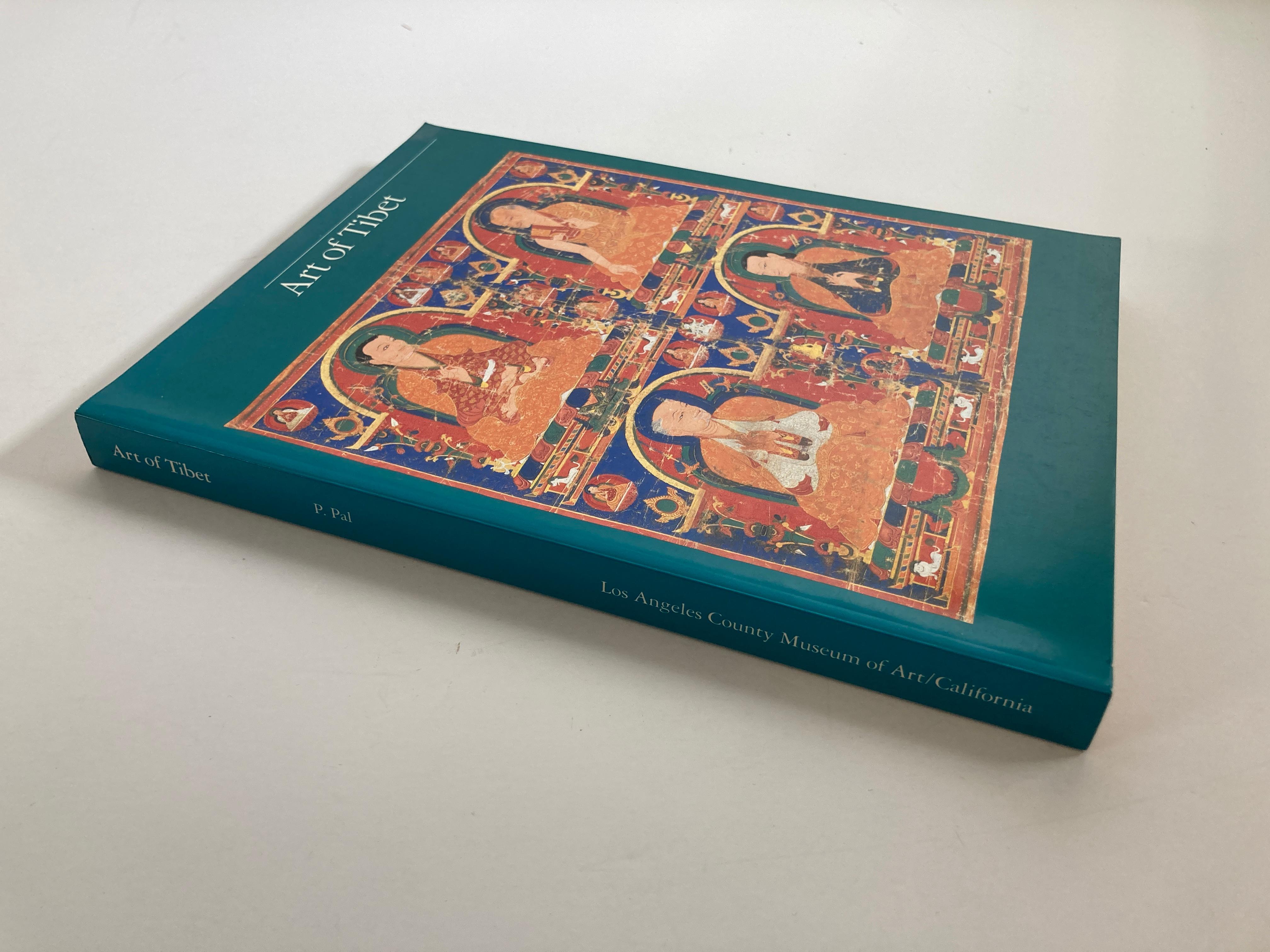 Art of Tibet
 – November 1, 1990
by Pratapaditya Pal.
Publisher: Harry N Abrams; Expanded Ed edition (November 1, 1990)
Language: : English
Hardcover: 343 pages
Art of Tibet: A Catalogue of the Los Angeles County Museum of Art