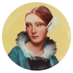 Art Plate, Behind the Scenes, Porcelain Collection by Thayse Viegas, Theme n.2