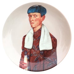 Art Plate, Behind the Scenes, Porcelain Collection by Thayse Viegas, Theme n.3