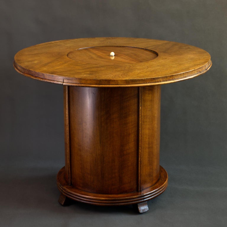 Art Deco Pop Up Cocktail Bar Table, 1930s For Sale at 1stDibs