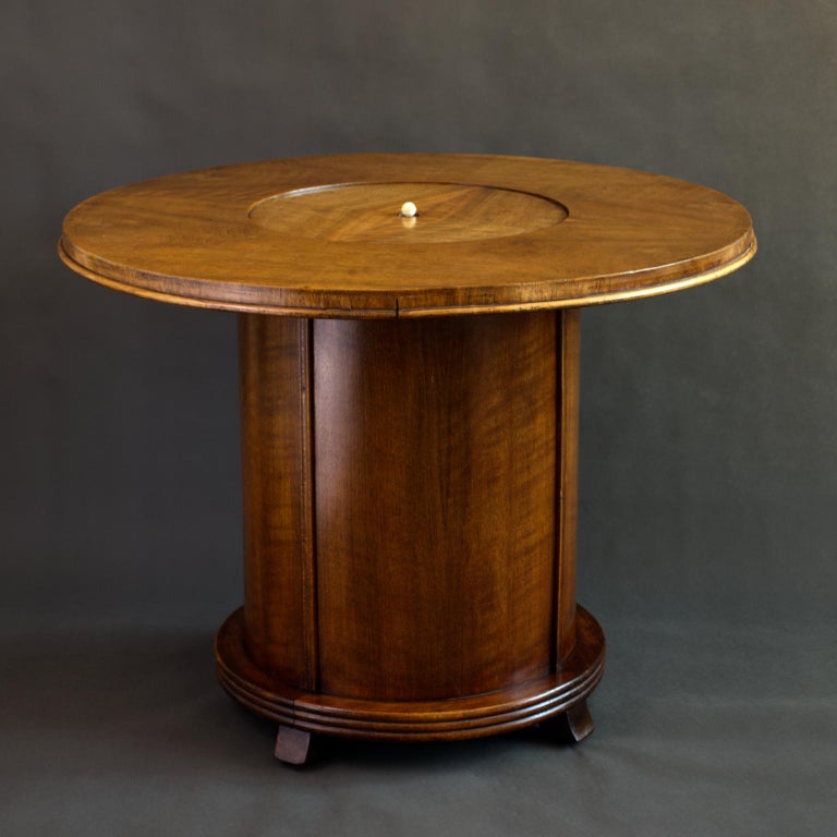 Art Deco Pop Up Cocktail Bar Table, 1930s For Sale at 1stDibs