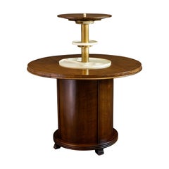 Vintage Art Deco Pop Up Cocktail Bar Table, 1930s