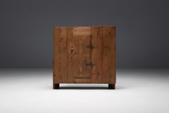 Art Populaire Alpine Cupboard, France, 19th Century