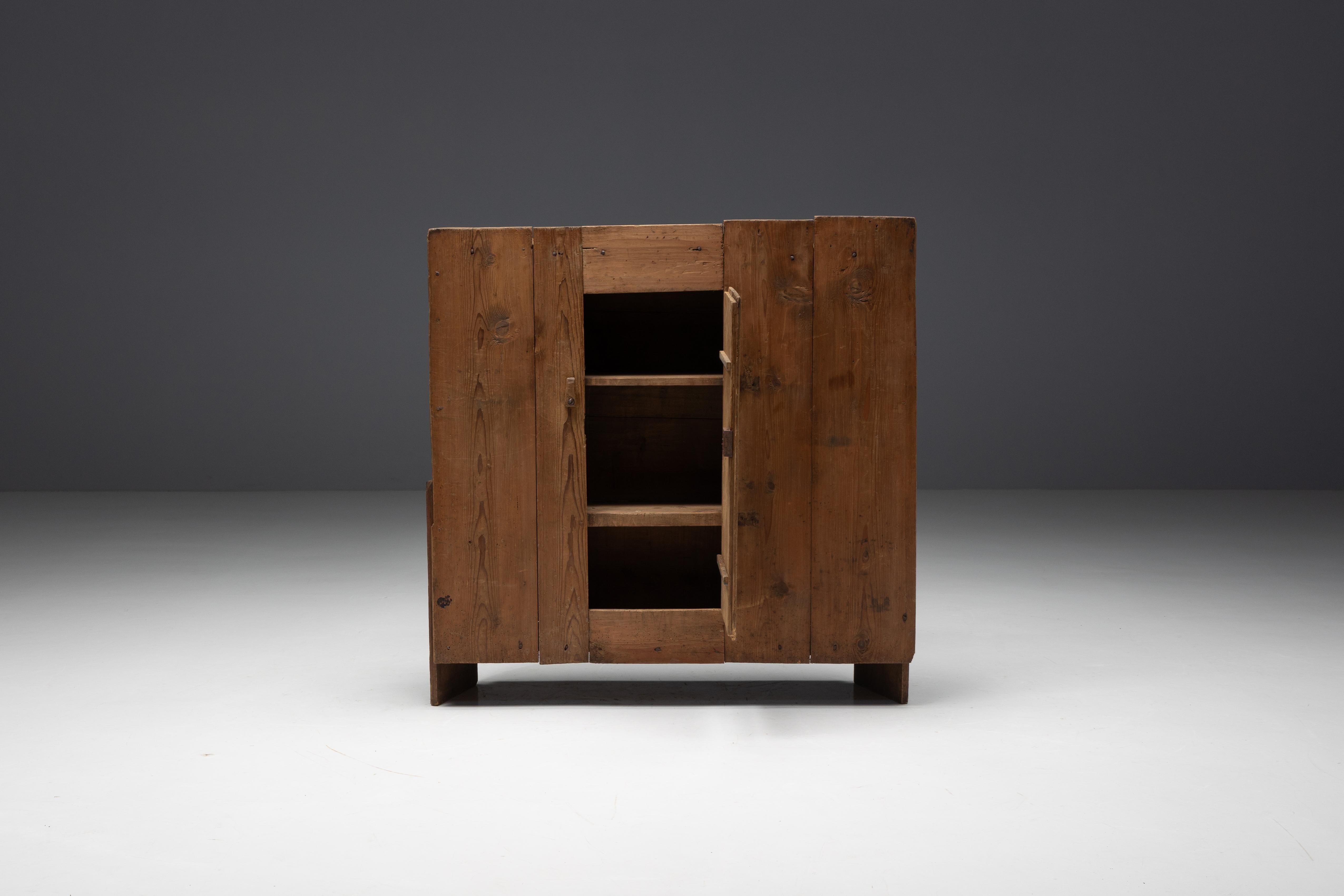 Credenza alpina Art Populaire, Francia, XIX secolo in vendita 1