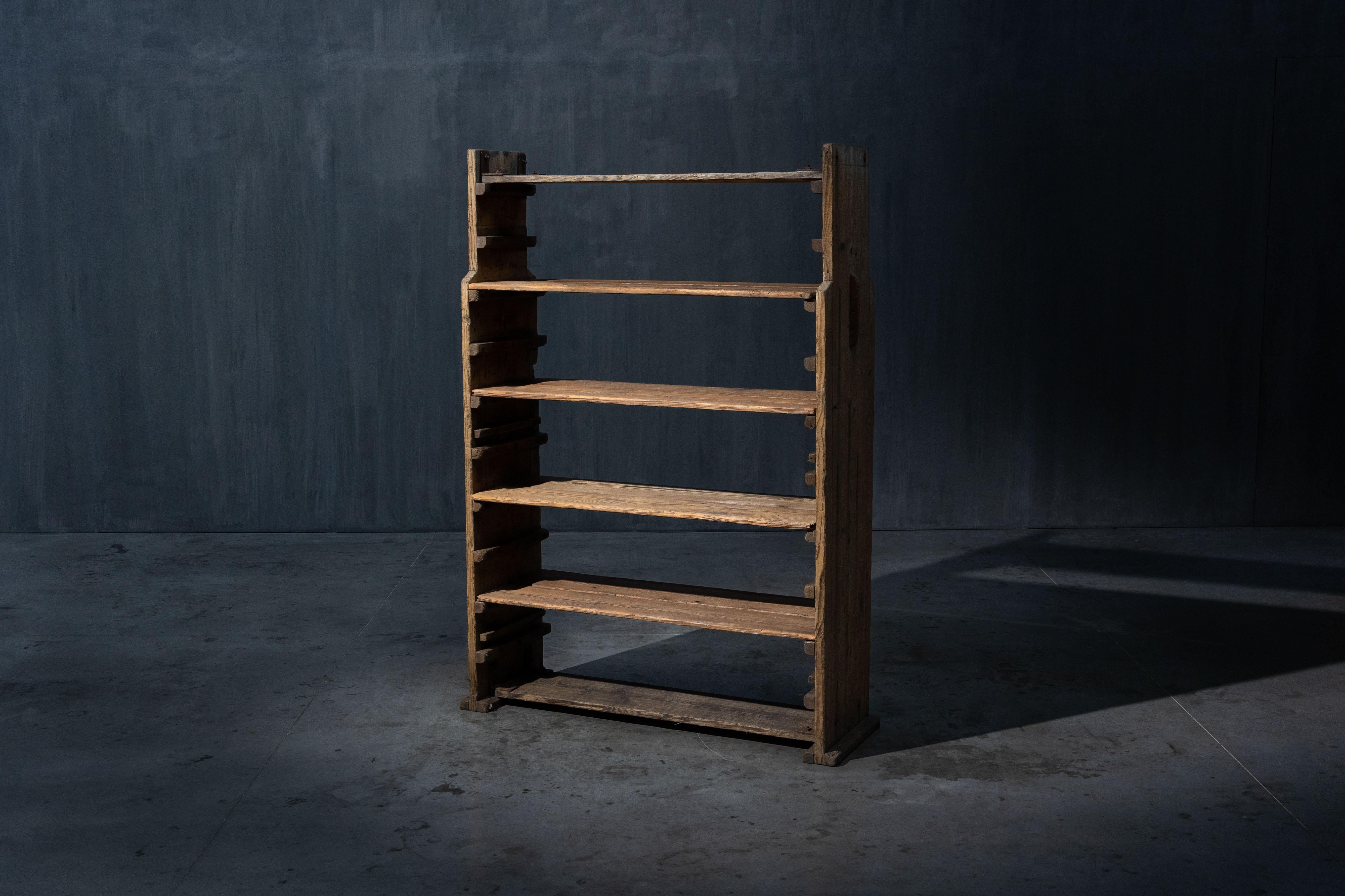 Rustic Art Populaire Wabi Sabi Etagère, France, 19th Century For Sale