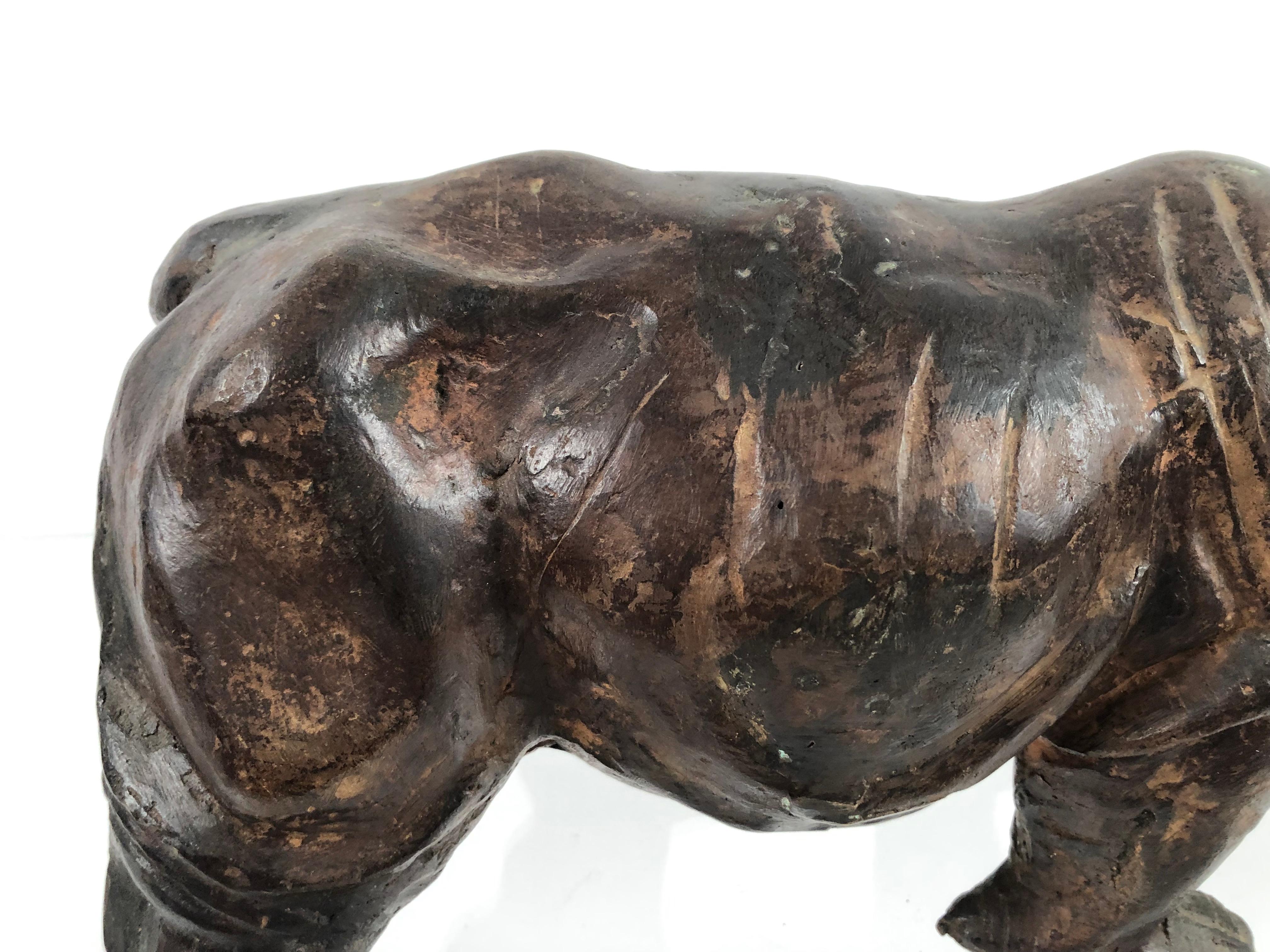 Ceramic Art Pottery Hippopotamus Sculpture