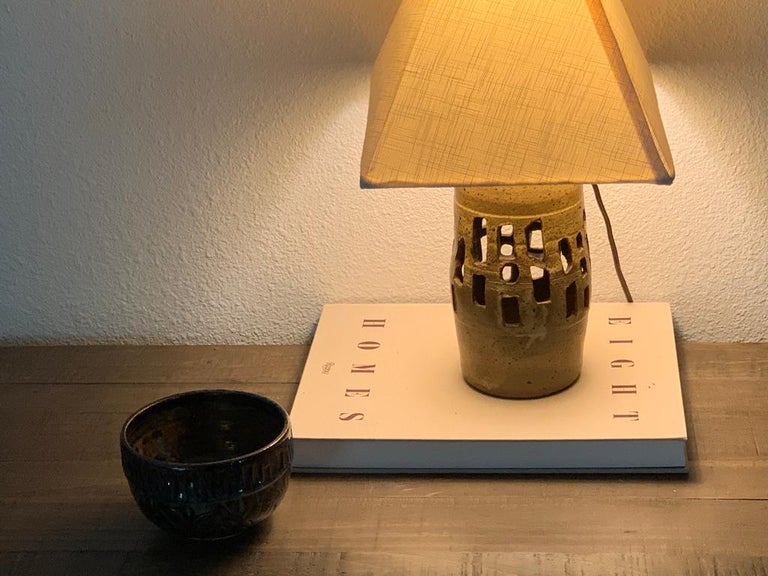 Art Pottery Lamp For Sale at 1stDibs