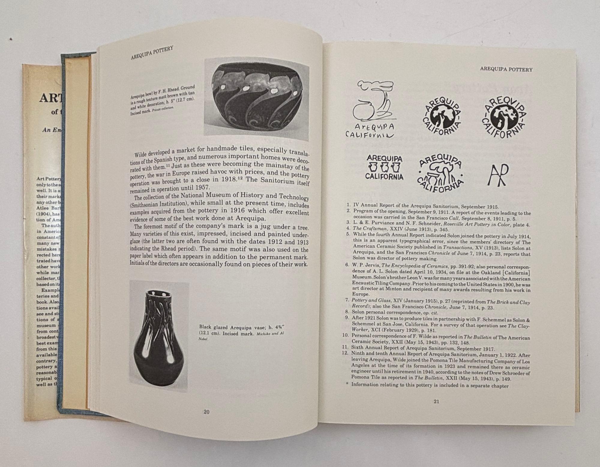 Paper Art Pottery of the United States: An Encyclopedia of Producers and Their Marks For Sale