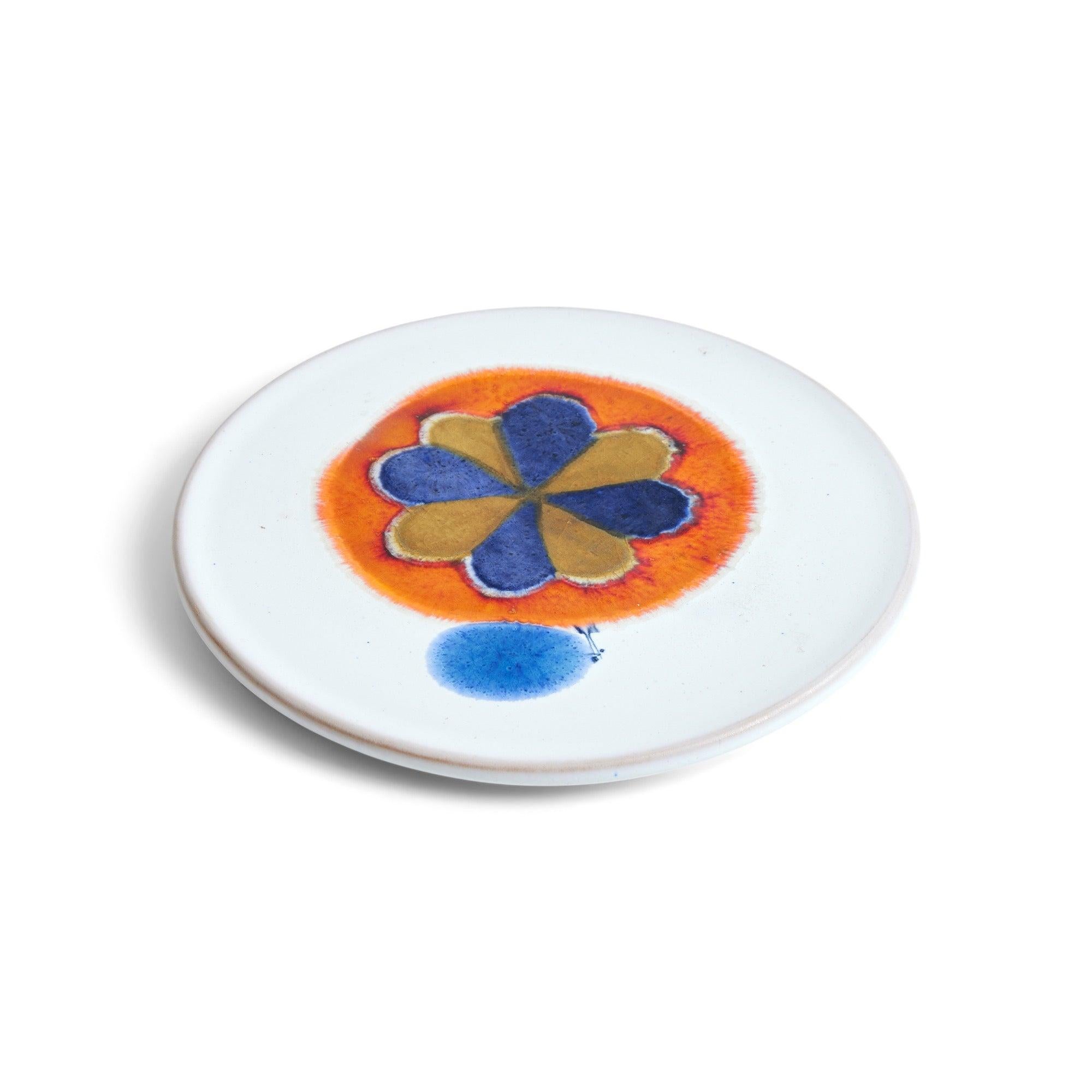 Suisse Assiette en poterie d'art de Rubiusla Herrliberg en vente
