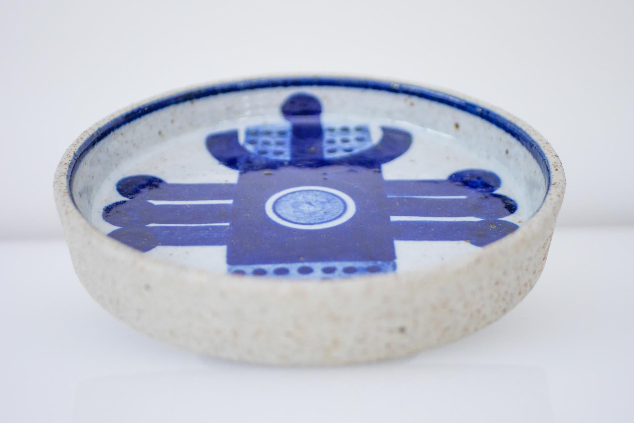 Vide-Poche o plato de cerámica artística de Inger Persson para Rörstrand, Suecia Moderno de mediados de siglo en venta