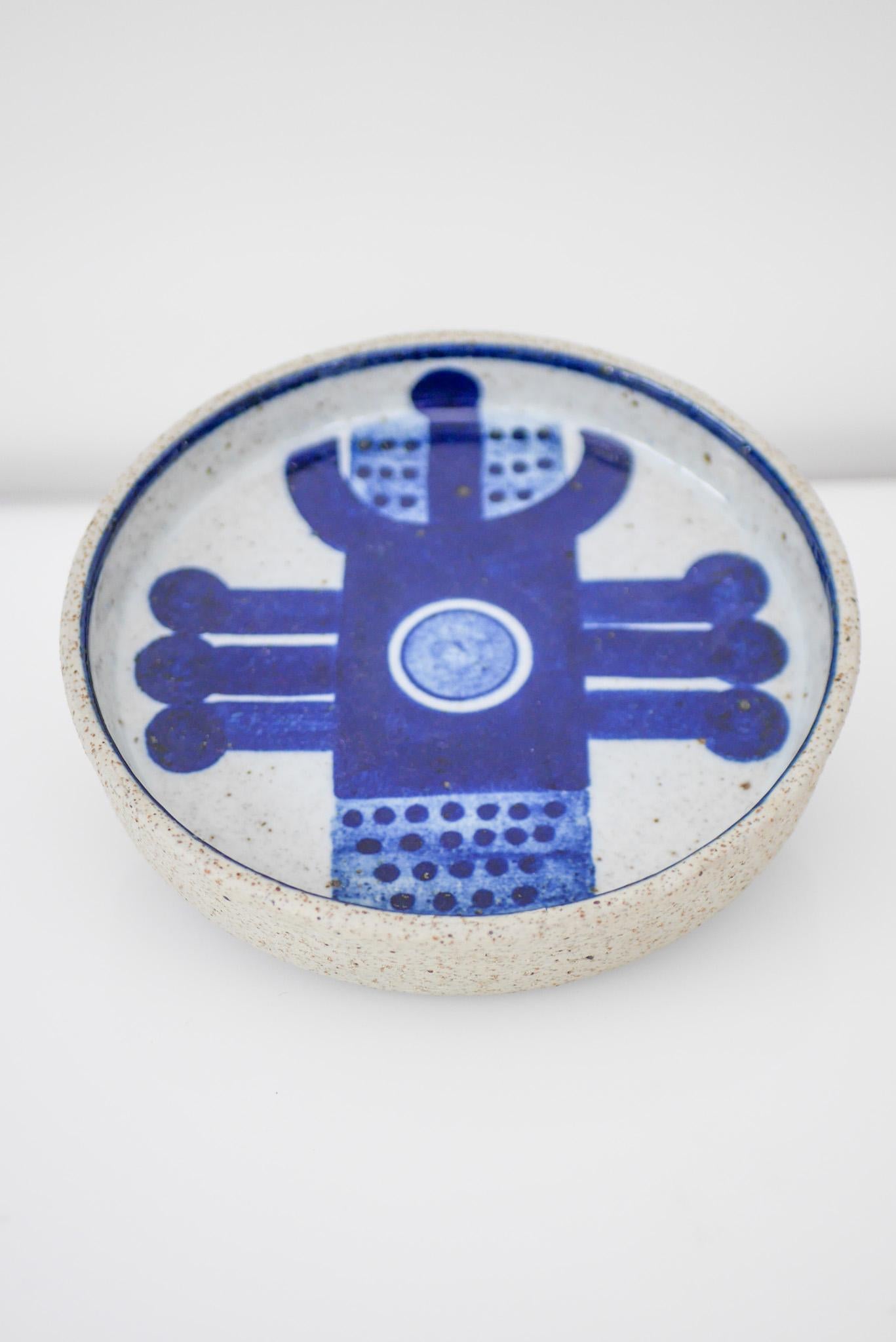 Vide-Poche o plato de cerámica artística de Inger Persson para Rörstrand, Suecia Glaseado en venta