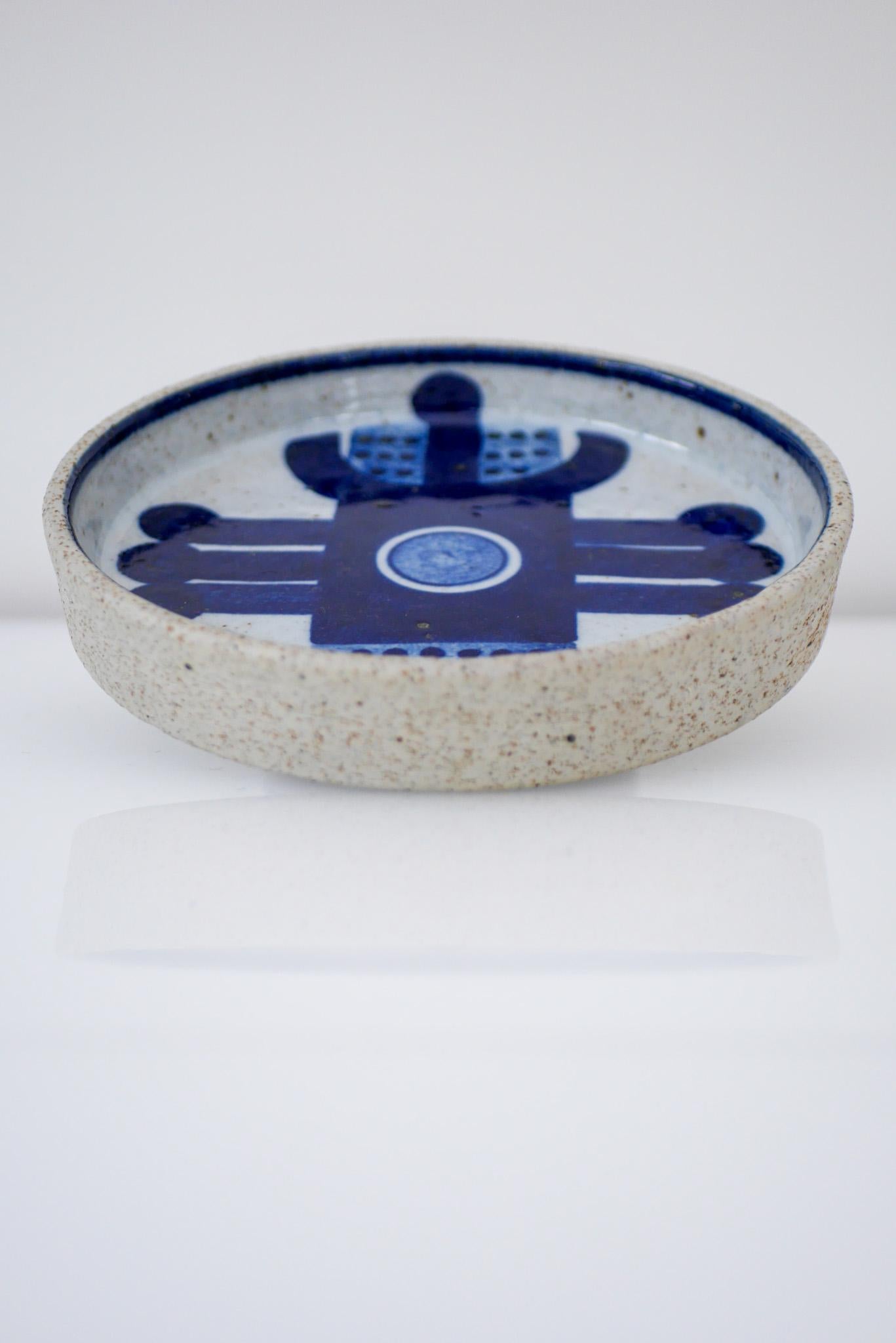 Vide-Poche o plato de cerámica artística de Inger Persson para Rörstrand, Suecia en Bueno estado para la venta en Skarpnäck, SE