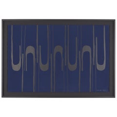 Stampa d'arte "Modulation Noire" di Reda Amalou, 2019, Serigrafia / Serigrafia
