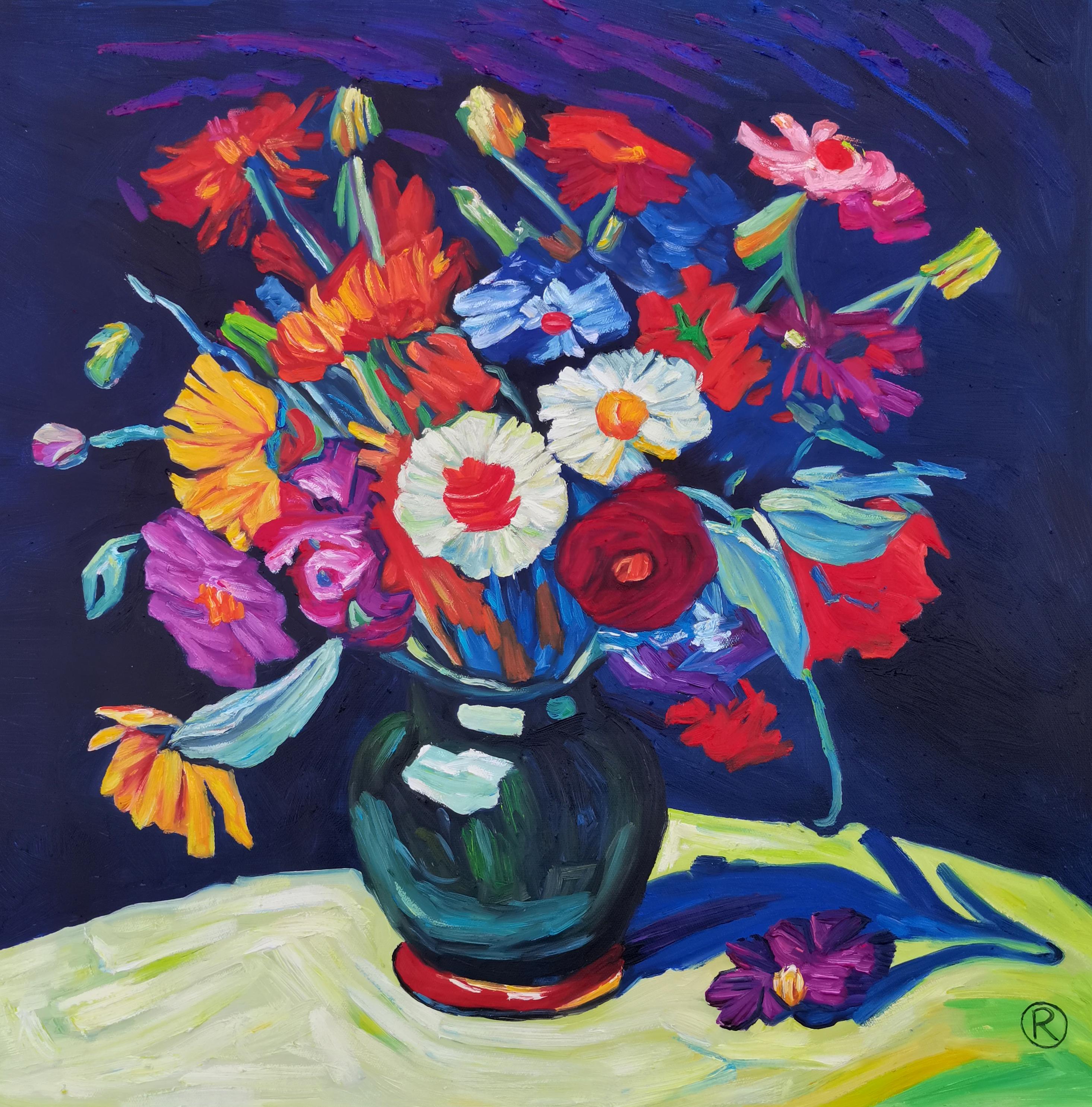 Art Reserve VASE OF FLOWERS For Sale at 1stDibs