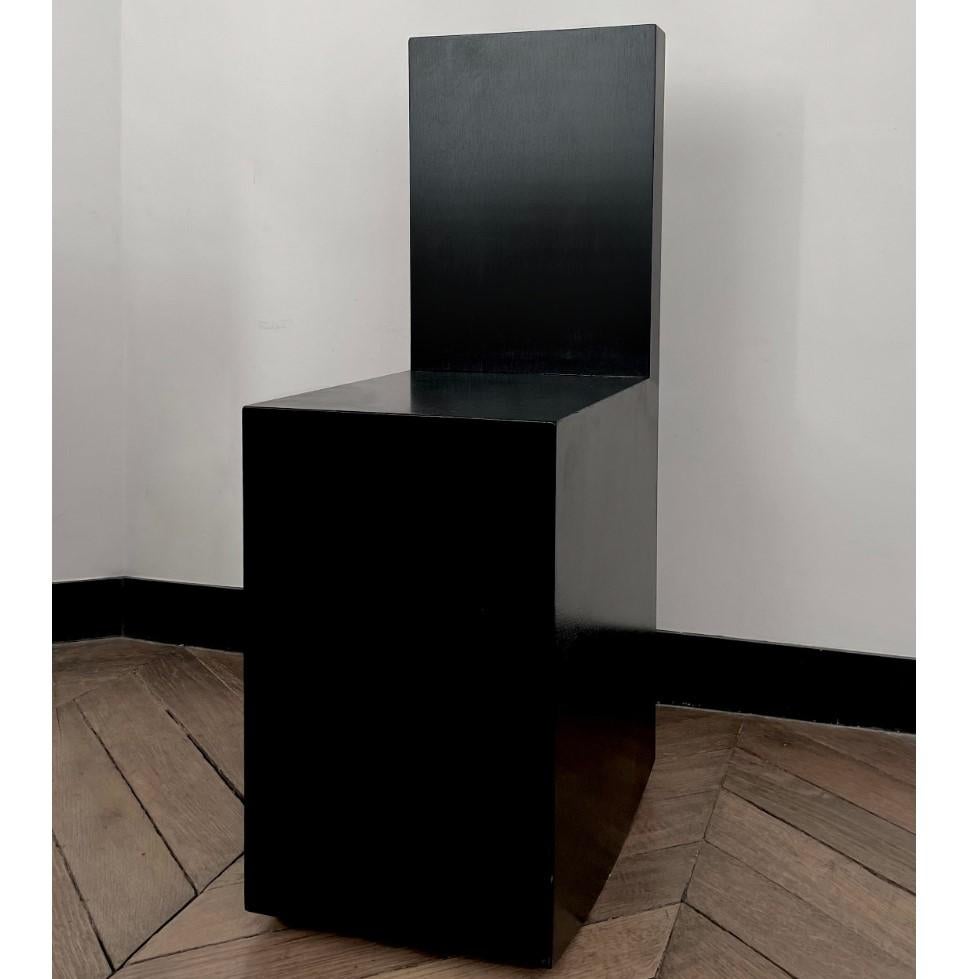 Art Rocker Stuhl von Goons 
Abmessungen: B 30 x T 46 x H 90 cm
MATERIALIEN: Holz
Die Abmessungen können um +/- 10 cm angepasst werden.

Goons hat seinen Sitz in Paris, Frankreich. Alle ihre Entwürfe sind aus Holz gefertigt.