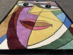 Art Rug After Pablo Picasso, Style Cubism