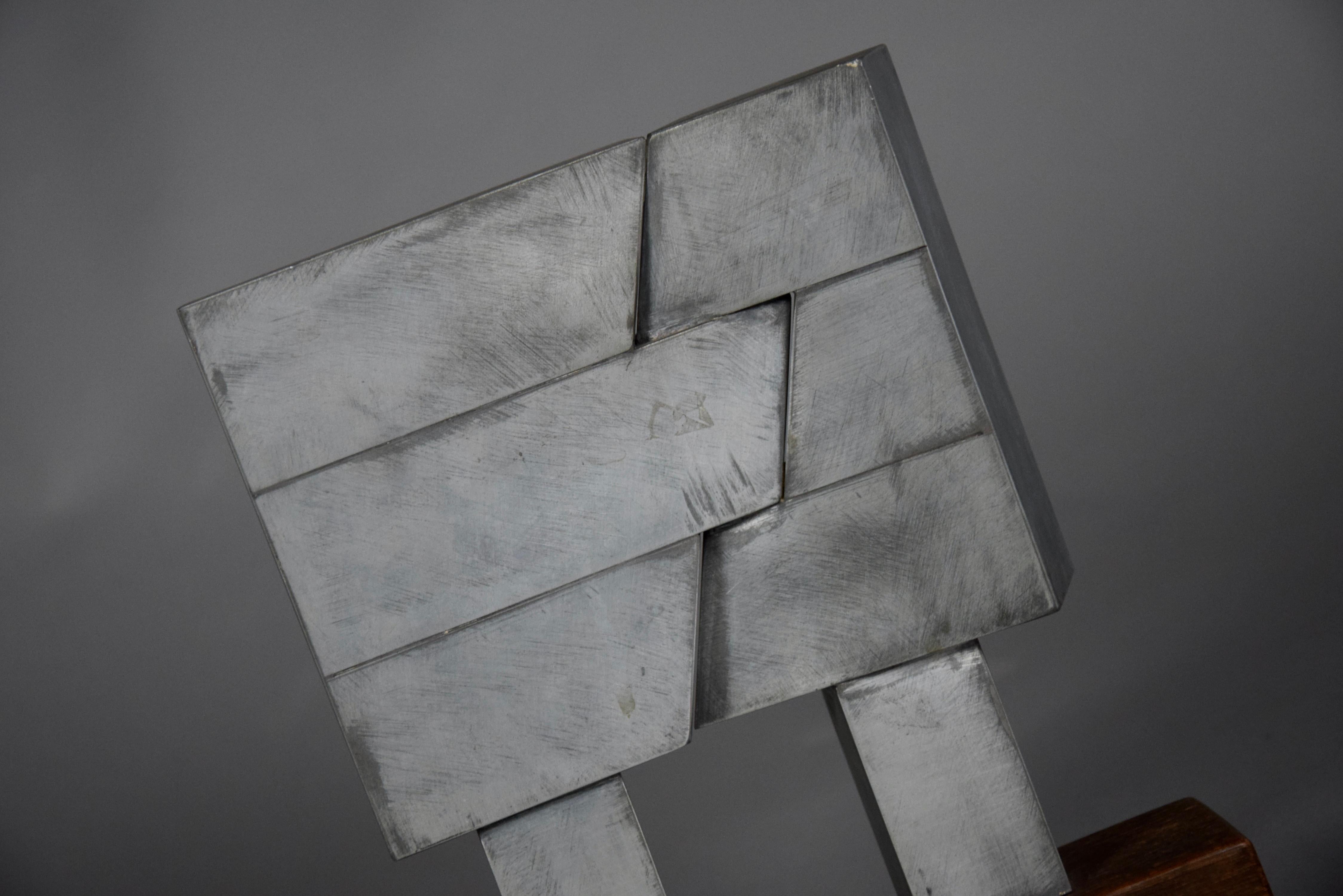 Metallo Scultura d'arte 1977 Broken I in vendita