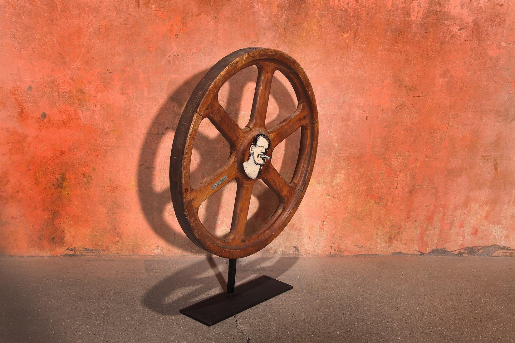 Art Sculpture Wheel by Robert Loughlin '1949 – 2011' For Sale 2