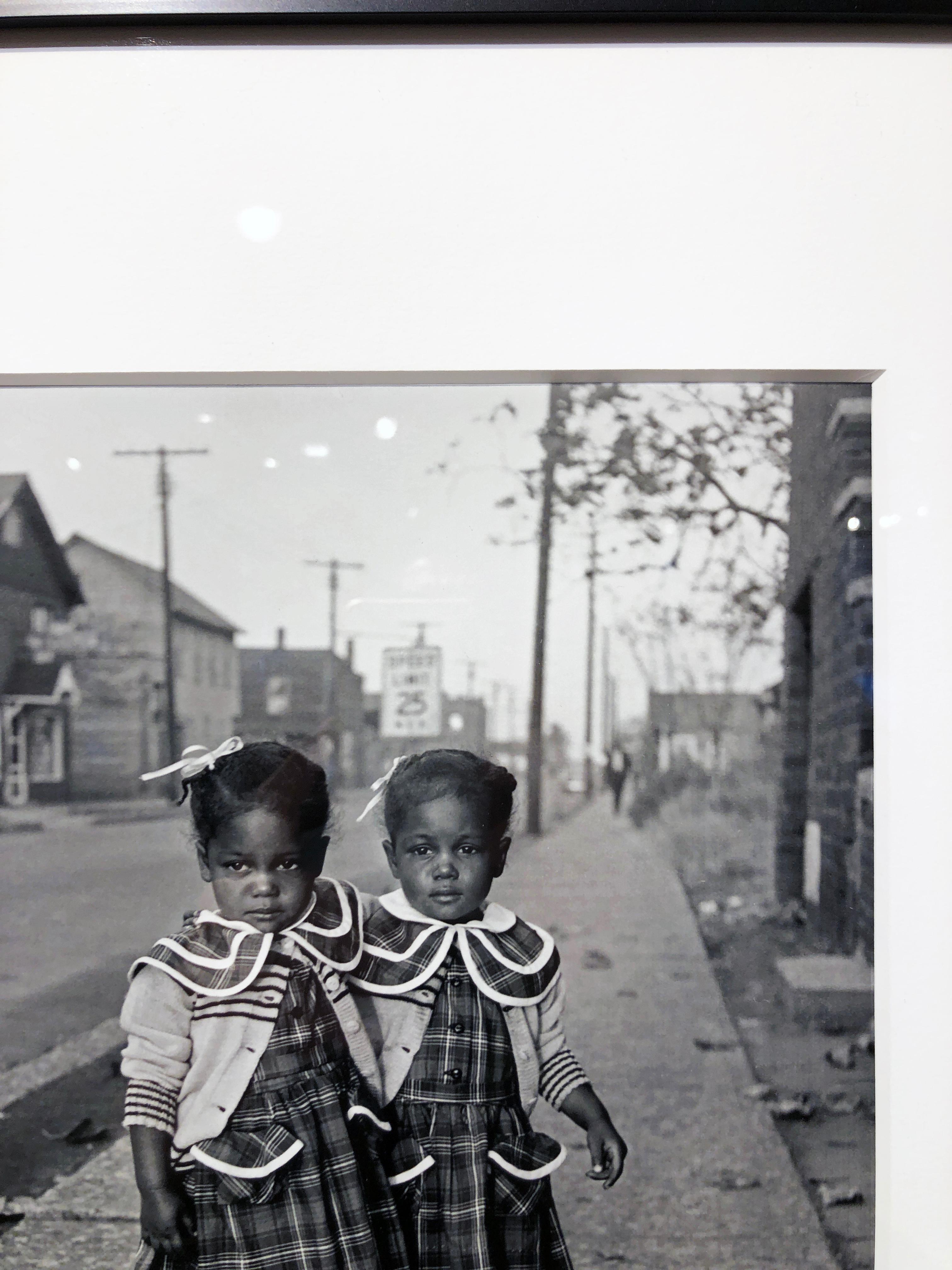 Brooklyn, Illinois, Twins, 1952 pour le magazine Ebony in Lovejoy, ou Brooklyn, IL en vente 5
