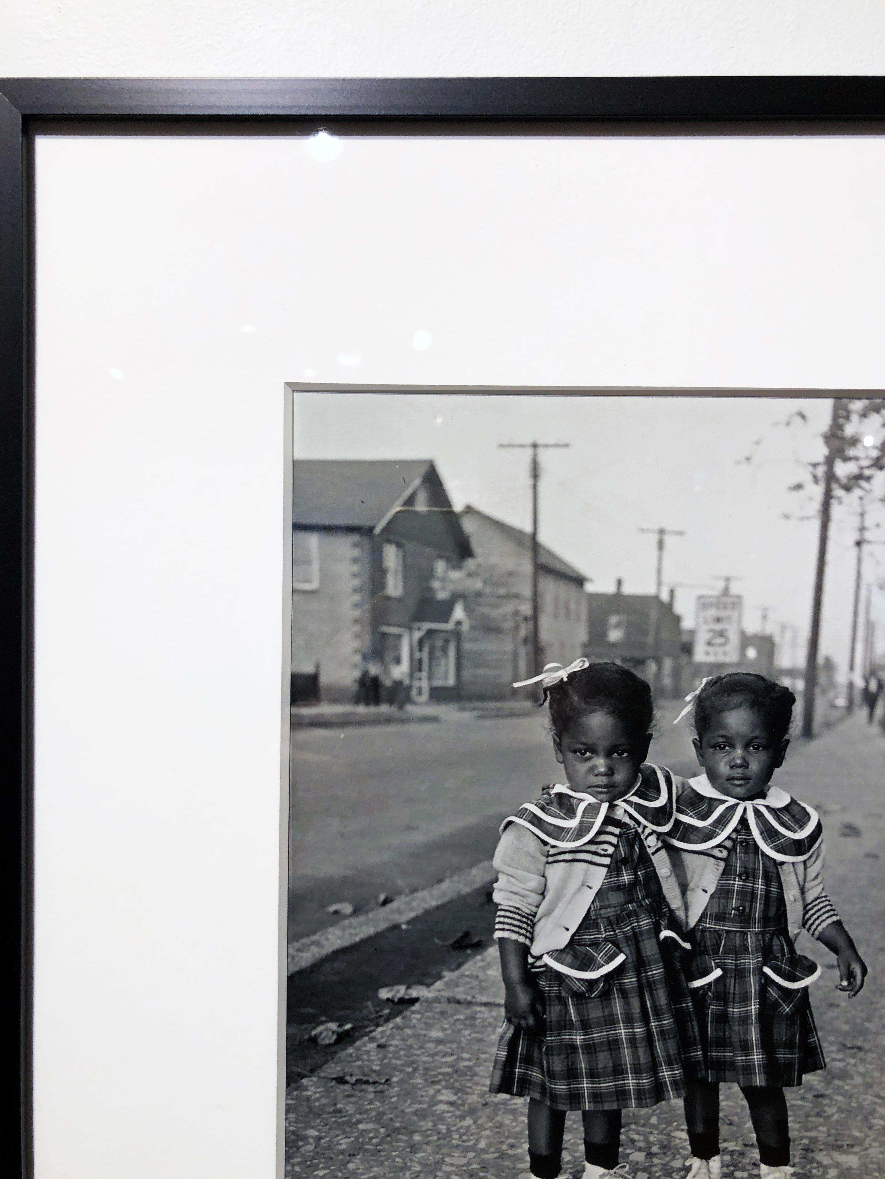 Art Shay photographed the community of Brooklyn, IL for Ebony Magazine, 1952.  These photographs are the result of  that experience.  Brooklyn (popularly known as Lovejoy), is a village in St. Clair County, Illinois, United States. Located two miles