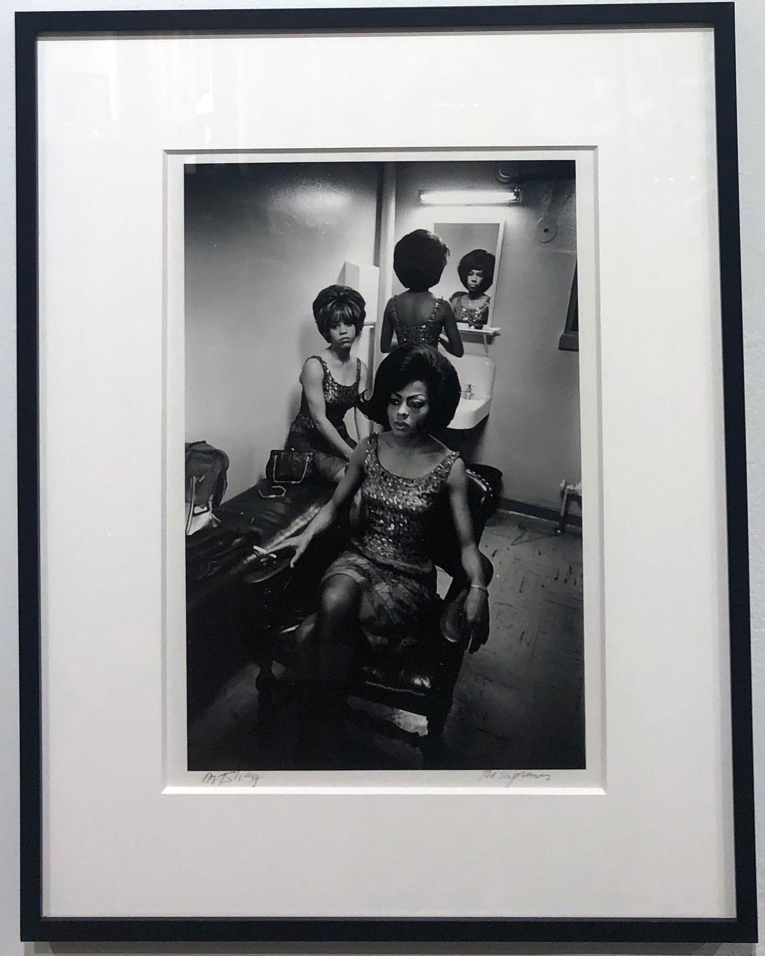 Diana Ross & The Supremes, Supremely Tired, Detroit 1965, Black and White Photo - Photograph by Art Shay
