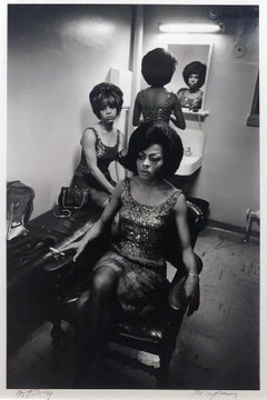 Diana Ross & The Supremes:: Supremely Tired:: Detroit 1965:: Schwarz-Weiß-Foto