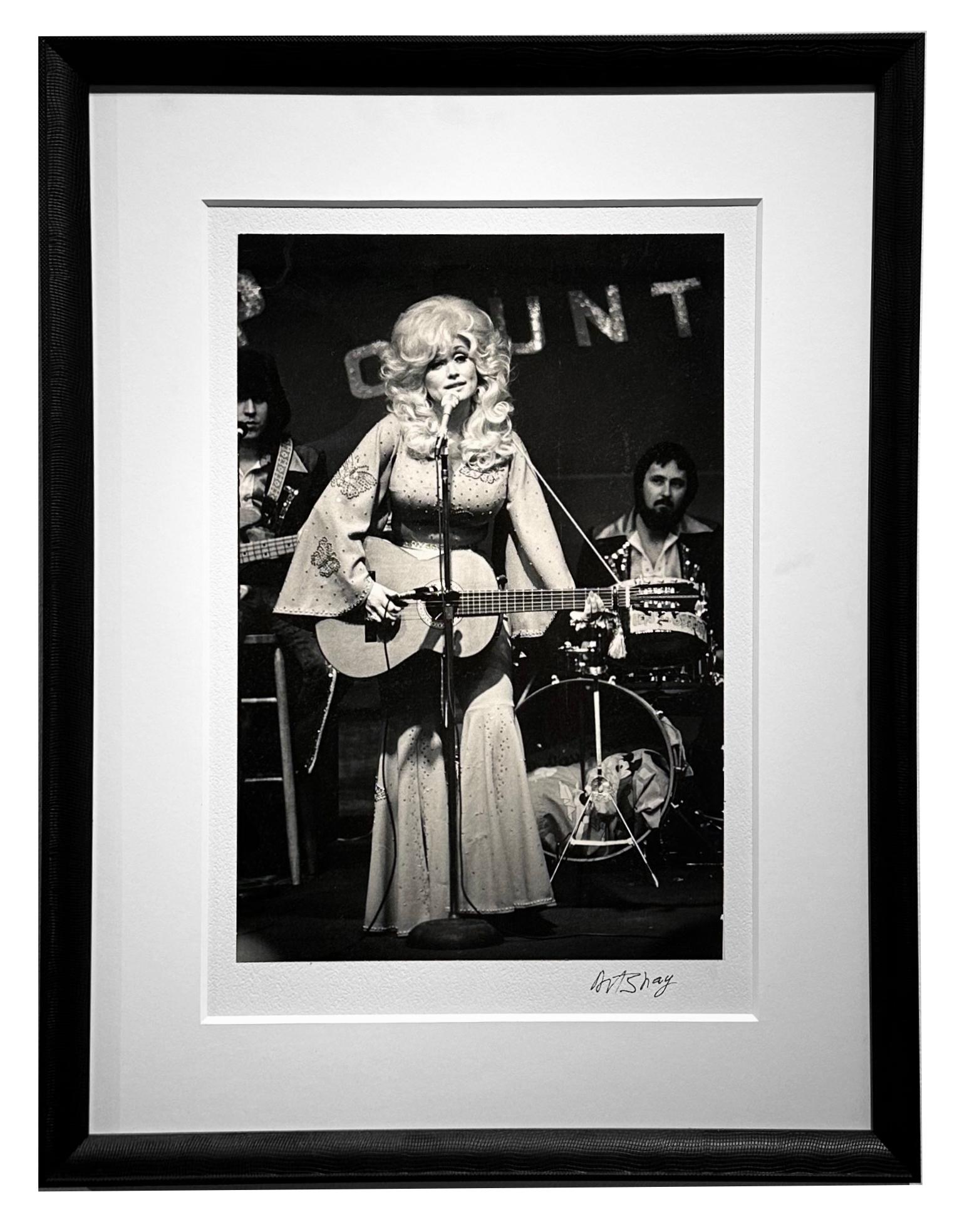 Art Shay Black and White Photograph - Dolly Immortalized, Vintage Black and White Photo, 1976, Signed and Framed