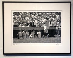 Ernie Banks, 1967, Chicago Cubs, Black and White Photograph, Signed, Framed
