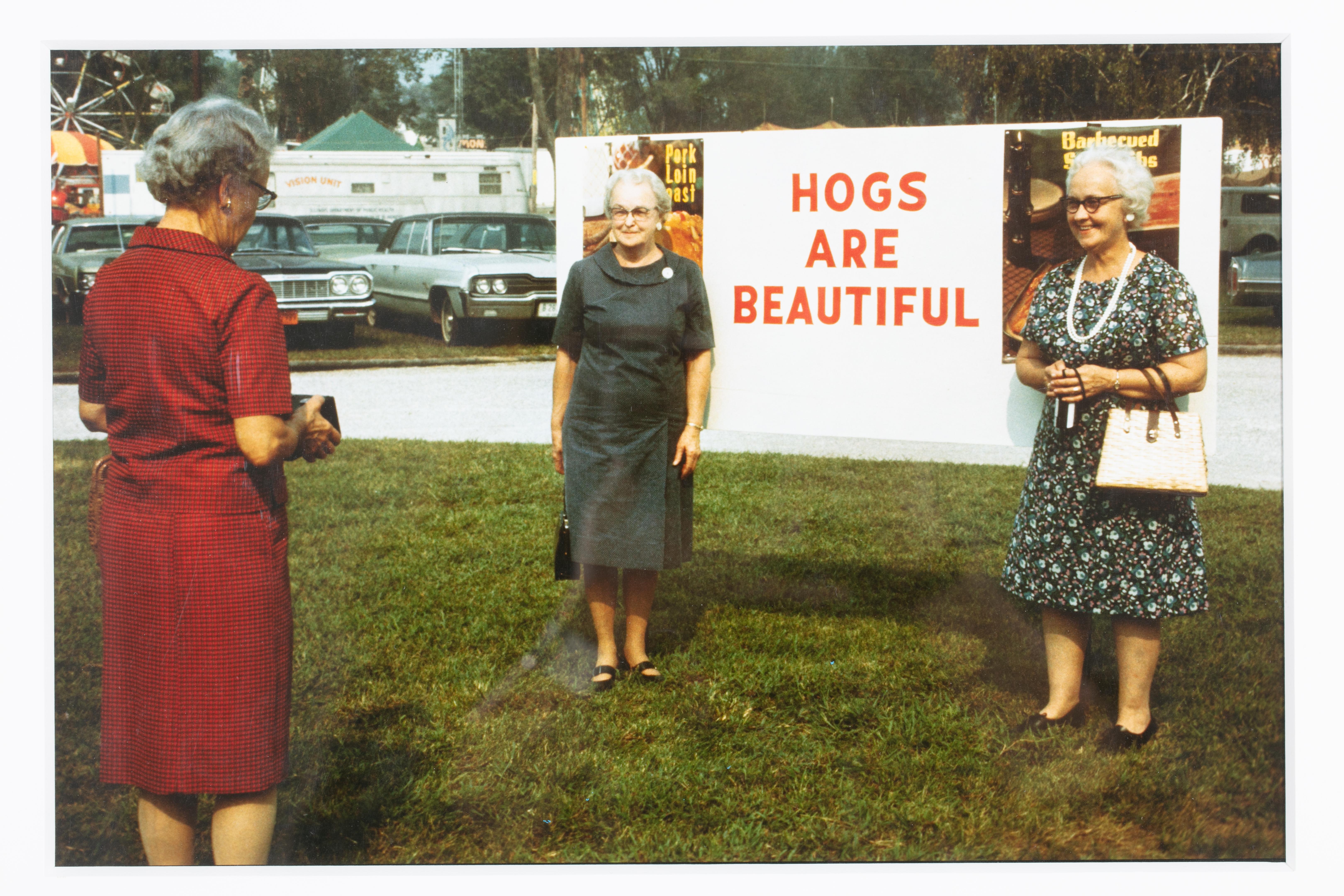 Farm Wives at Play- Illinois State Fair, Springfield, 1972 - Photograph by Art Shay