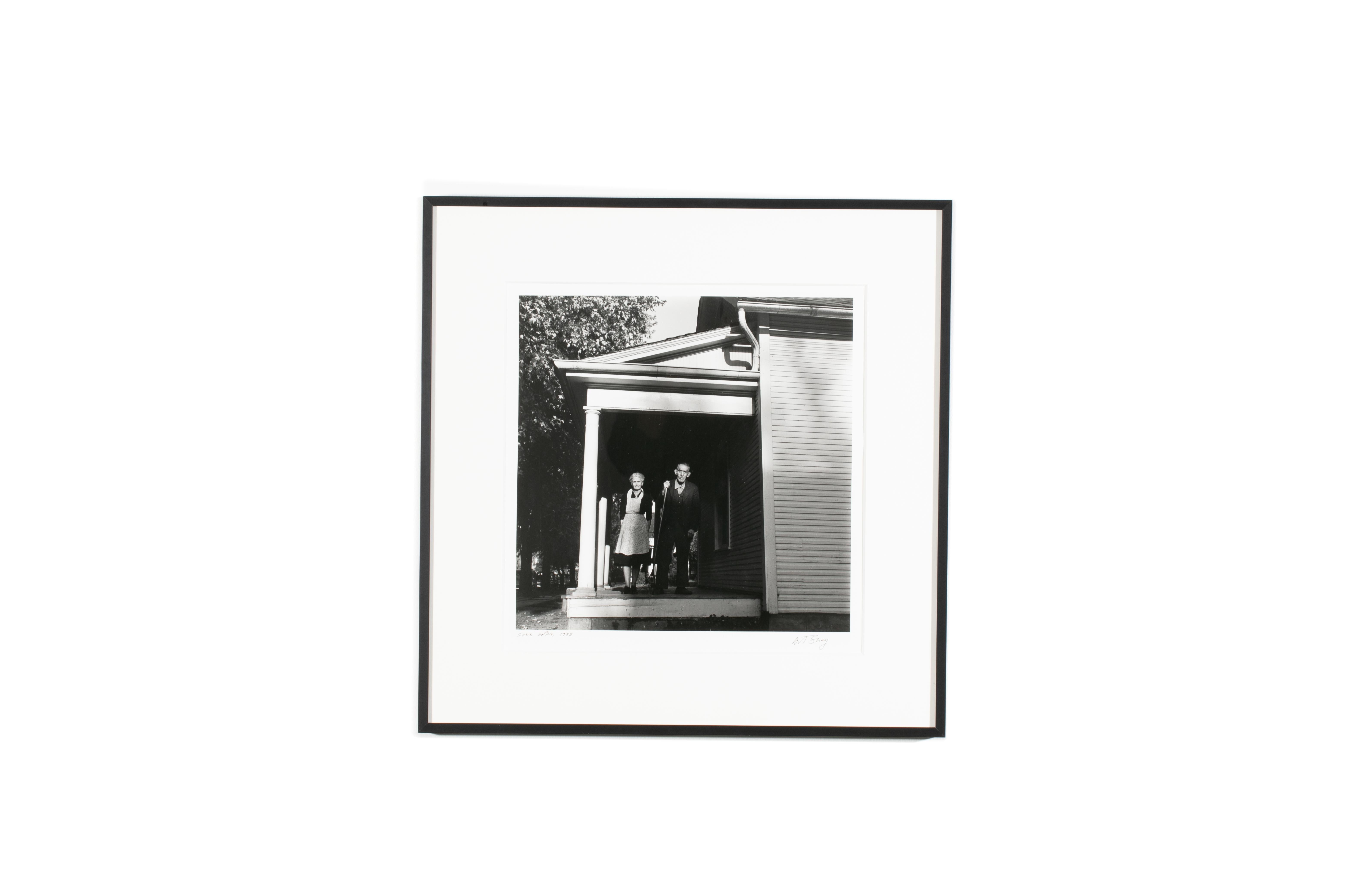 Art Shay Black and White Photograph – Iowa Gotik