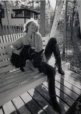 Art Shay - Jessica Lange at her Minnesota Cottage, 1976, Black and ...