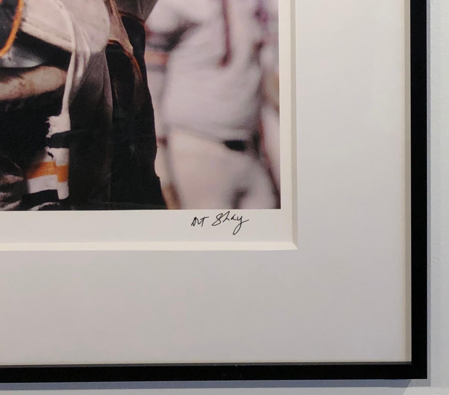 Mike Ditka, 1966, Chicago Bear Tight End, Color Photograph, Matted and Framed 2