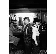 Mock Duel Between Nelson Algren and Marcel Marceau, Chicago, 1958