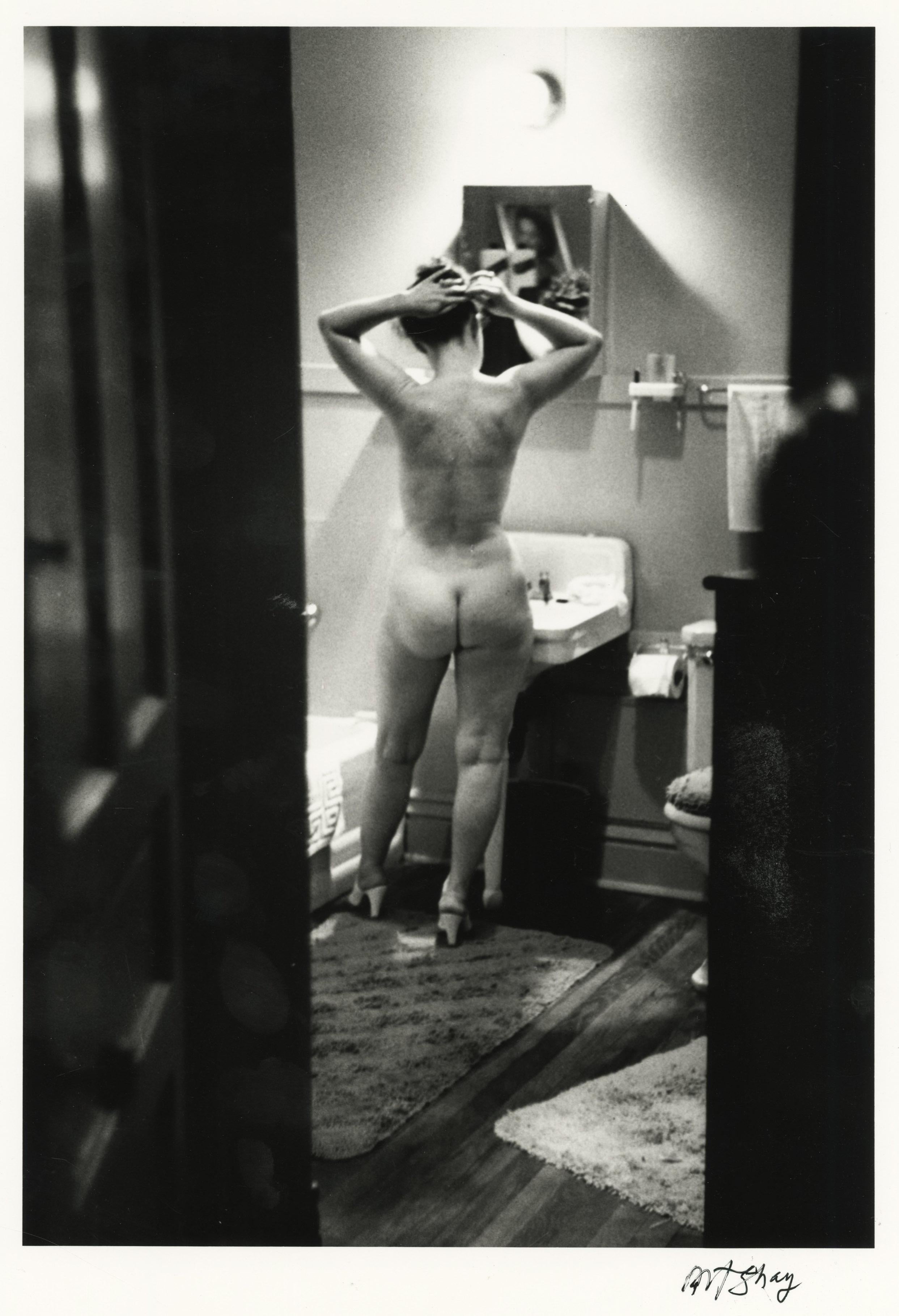 Art Shay Nude Photograph - Simone de Beauvoir