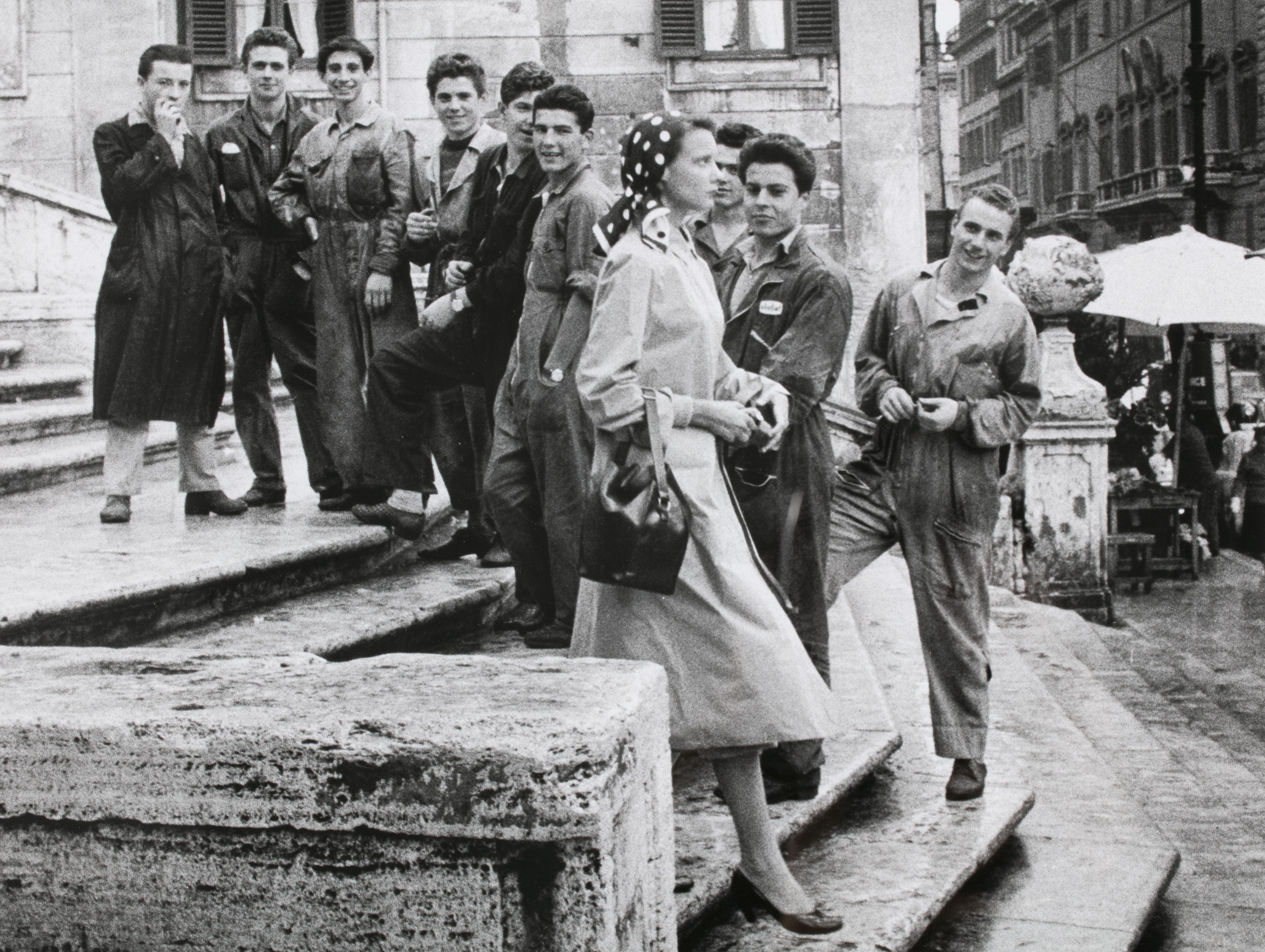 Spanish Steps  - Photograph by Art Shay