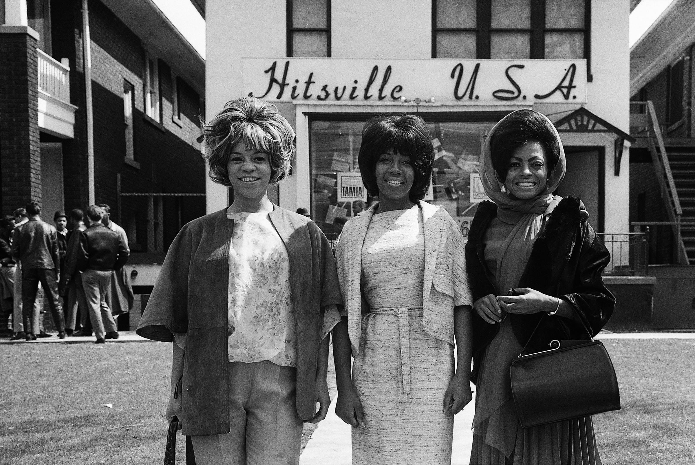 Art Shay Black and White Photograph - The Supremes at Hitsville U.S.A., Detroit 1965, Framed, Signed Photograph