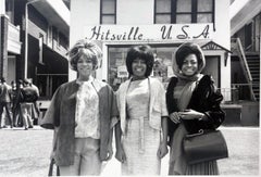 The Supremes at Hitsville U.S.A., Detroit, MI, 1965 - Framed, Signed Photograph