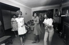 The Supremes Dancing - Detroit, MI, 1965 - Framed, Signed Silver Gelatin Photo