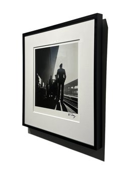 Tracks to War, New Jersey, 1943, Black and White Photograph, Signed, Framed