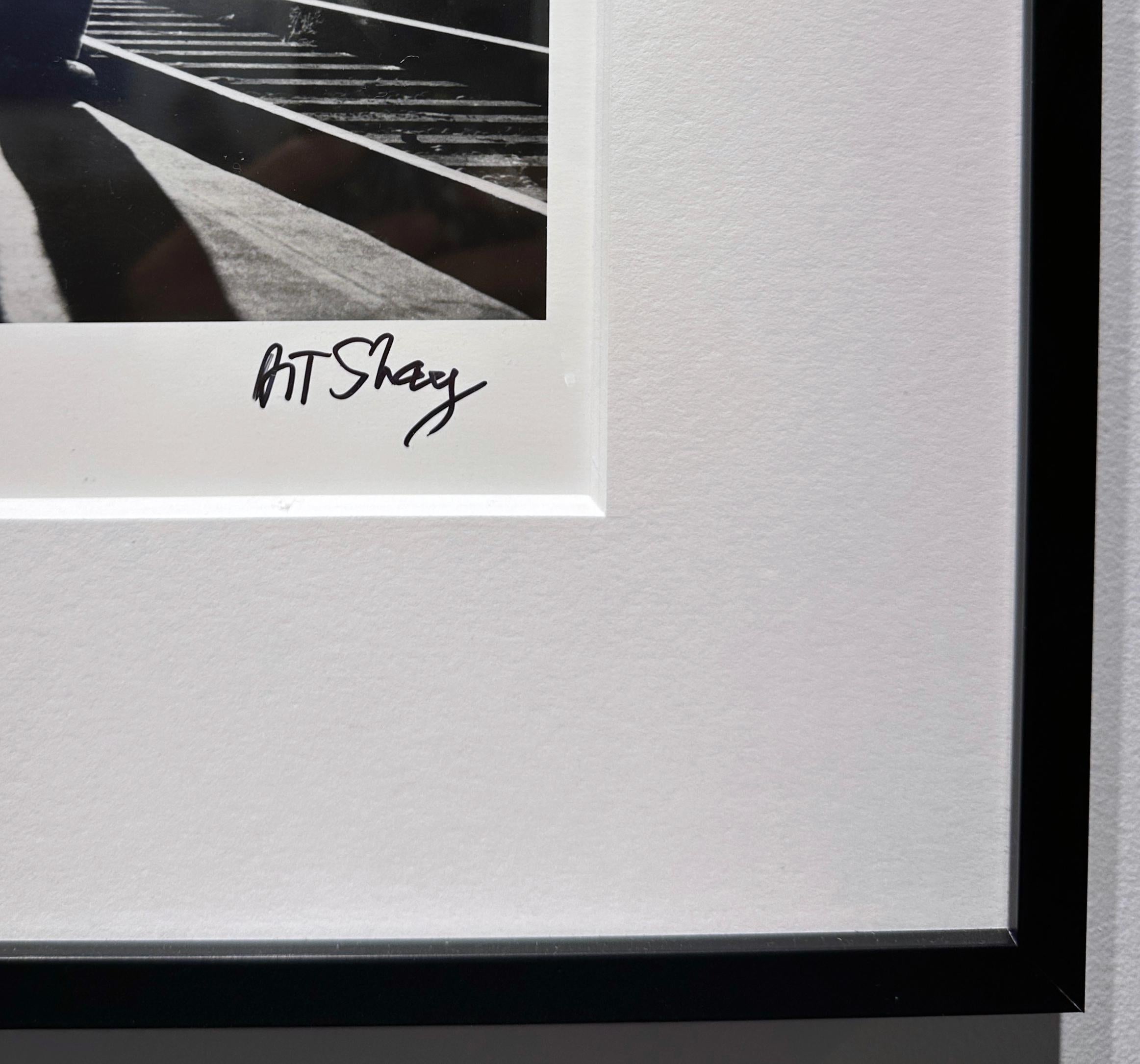 Tracks to War, New Jersey, 1943, Black and White Photograph, Signed, Framed For Sale 1