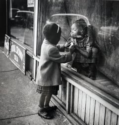 Twins, Lovejoy AKA Brooklyn, Illinois, for Ebony Magazine, 1952, Silver Gelatin