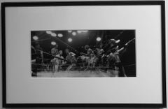 Wrassle Mania, 1975, Multi-Exposure Black and White Photograph, Framed, Signed